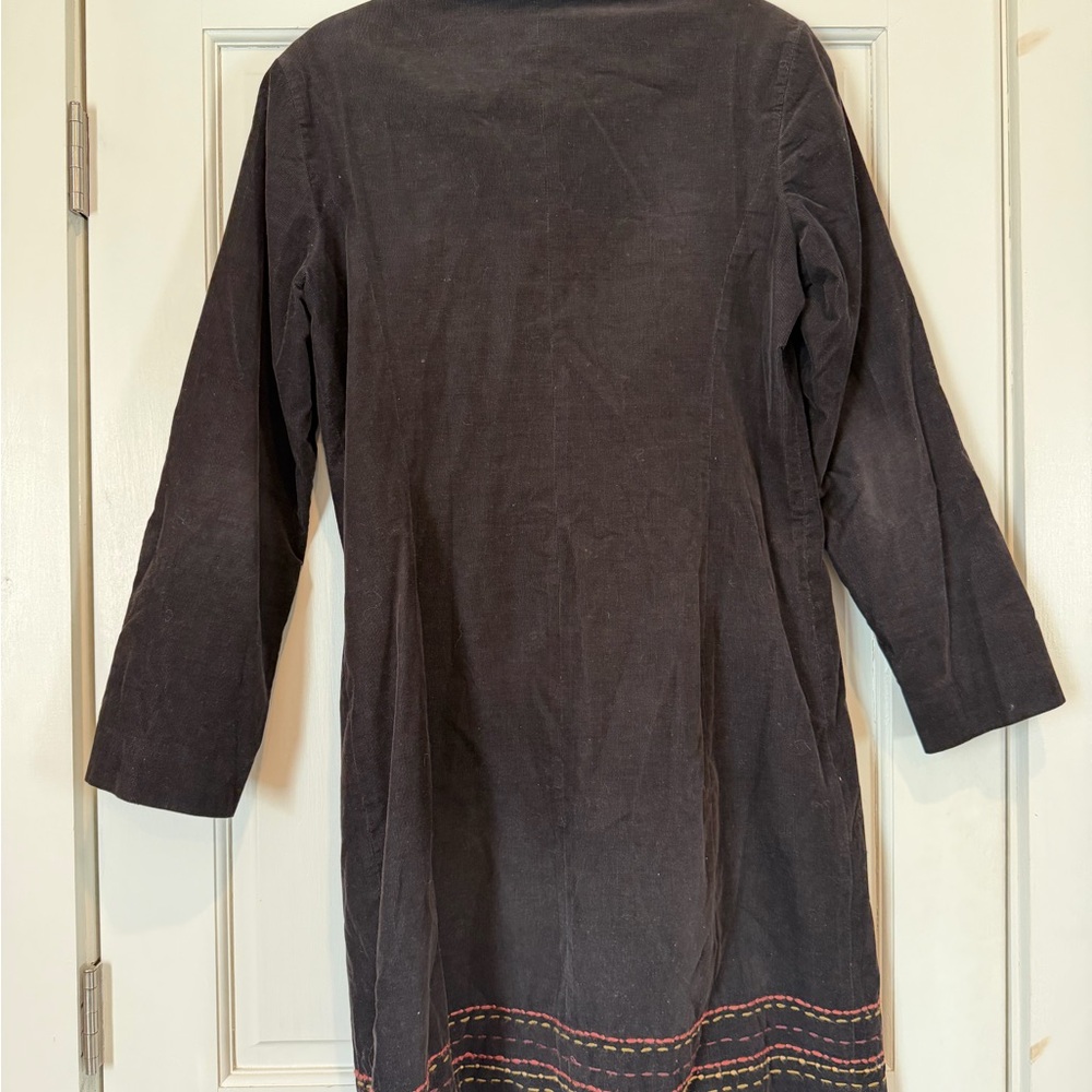 Vintage J. Jill Black Corduroy Jacket with Embroidery Details - Picture 5 of 5